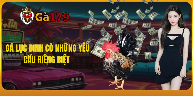 Gà lục đinh có những yêu cầu riêng biệt