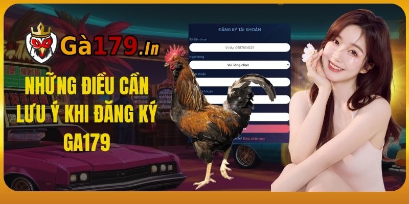 Những điều cần lưu ý khi đăng ký GA179