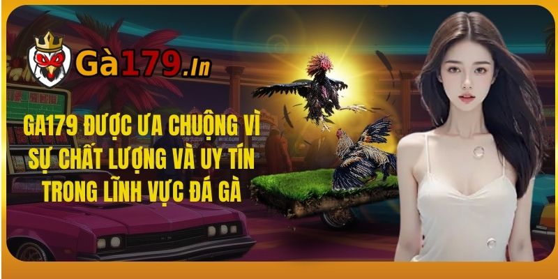 GA179 được ưa chuộng vì sự chất lượng và uy tín trong lĩnh vực đá gà